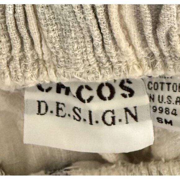 Chicos Design Striped Linen-Cotton Blend Elastic Waist Shorts Size Small Beachy - Picture 5 of 7